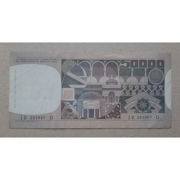 Italy 50000 Lire 1980 VF