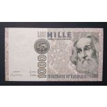 Italy 1000 Lire 1982 Unc