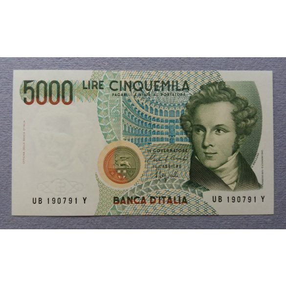 Olaszország 5000 Lire 1985 UNC