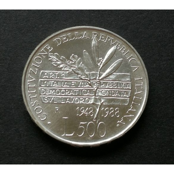 Italy 500 Lire 1988 11 g silver