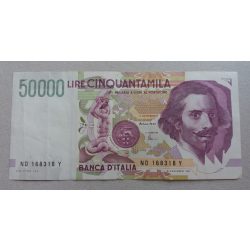 Italy 50000 Lire 1992 VF