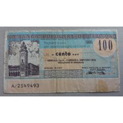 Italy Bergamo 100 Lire 1977 VG