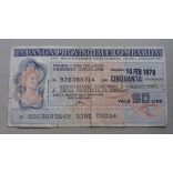 Italy Bergamo 50 Lire 1978 VG+