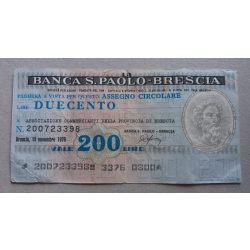 Italy Brescia 200 Lire 1976 F