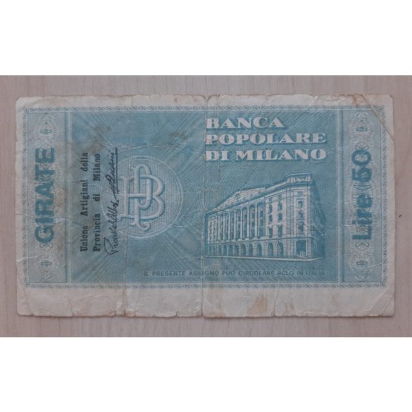 Italy Milano 50 Lire 1977 VG