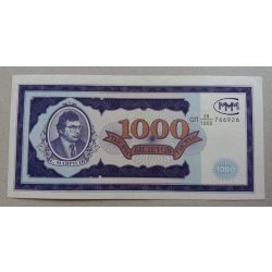 Russia 1000 Mavrodi bilet UNC