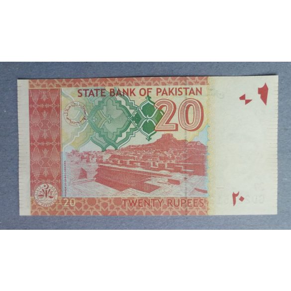 Pakistan 20 Rupees 2015 Unc