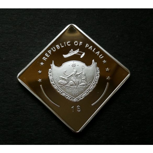 Palau 1 Dollár 2011 ezüstözött-multicolor PP,  Ferrari Kimi Raikönen emlékérme