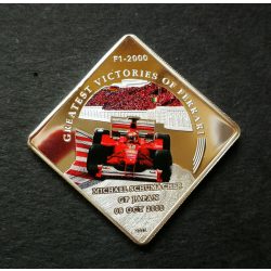   Palau 1 Dollár 2011 ezüstözött-multicolor PP,  Ferrari Michael Schumacher emlékérme