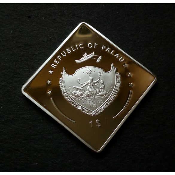 Palau 1 Dollár 2011 ezüstözött-multicolor PP,  Ferrari Michael Schumacher emlékérme