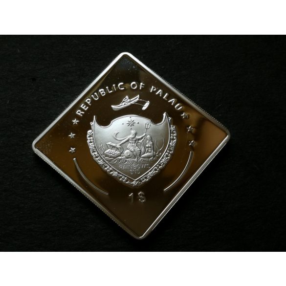 Palau 1 Dollár 2011 ezüstözött-multicolor PP,  Ferrari Gilles Villeneuve emlékérme