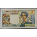Papeete 20 Francs 1963 F+
