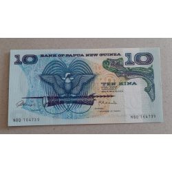 Pápua Új-Guinea 10 Kina 1985 UNC