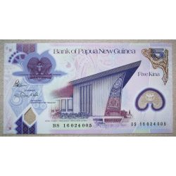 Pápua Új-Guinea 5 kina UNC 2016