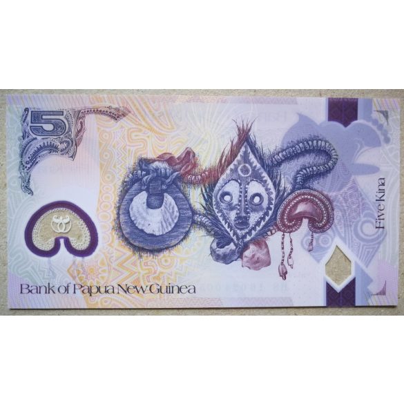 Papua New-Guinea 5 kina UNC 2016
