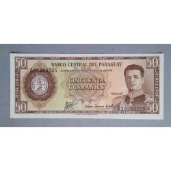 Paraguay 50 Guaranies 1963 UNC-