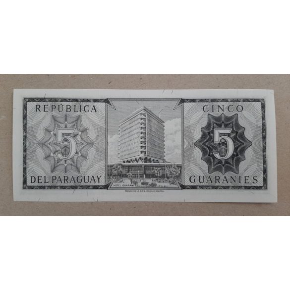 Paraguay 5 Guaranies 1963 UNC