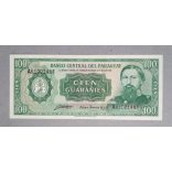Paraguay 100 Guaranies 1982 P-205a.2 UNC