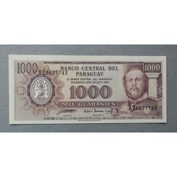 Paraguay 1000 Guaranies 1982 UNC