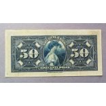 Peru 50 Soles de oro 1939 F