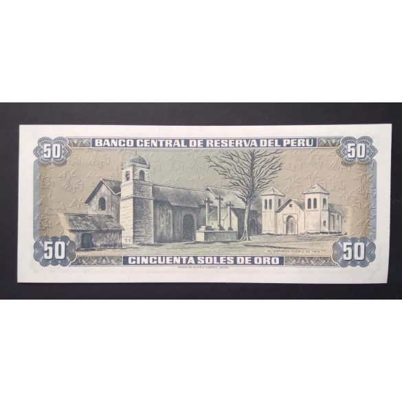 Peru 50 Soles de oro 1977 Unc