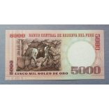 Peru 5000 Soles de oro 1985 Unc