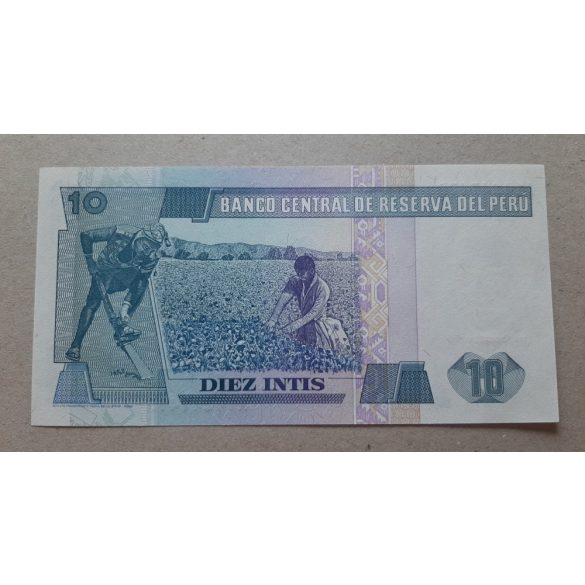 Peru 10 Intis 1987 UNC