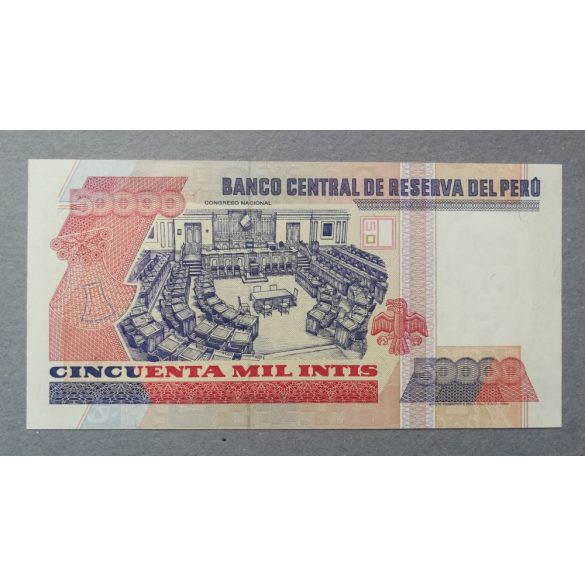 Peru 50000 Intis 1988 Unc