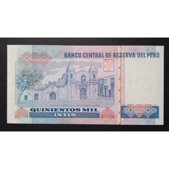 Peru 500000 Intis 1989 Unc