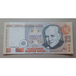 Peru 20 nuevos Soles 2001 UNC