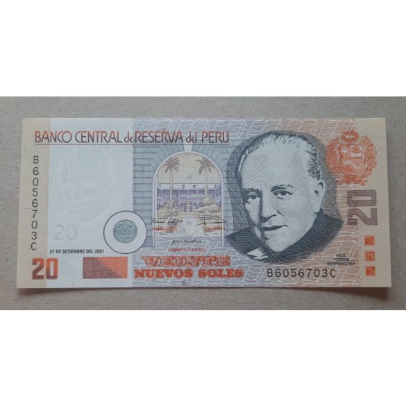 Peru 20 nuevos Soles 2001 UNC