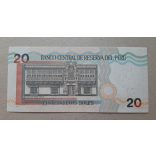 Peru 20 nuevos Soles 2001 UNC