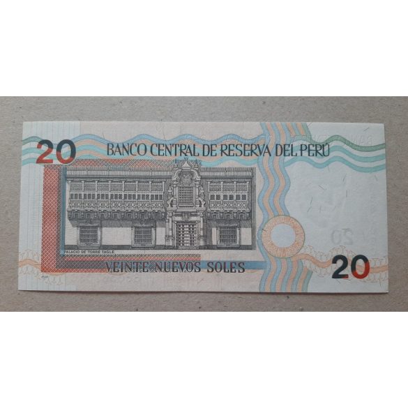 Peru 20 nuevos Soles 2001 UNC