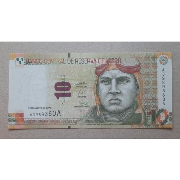 Peru 10 nuevos Soles 2009 UNC