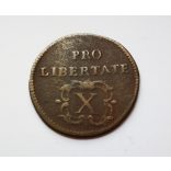 Hungary II. Rákóczi Ferenc X Poltura 1704 6.5 gr
