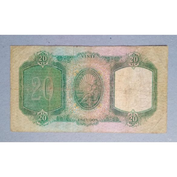 Portugal 20 Escudos 1941 VG+