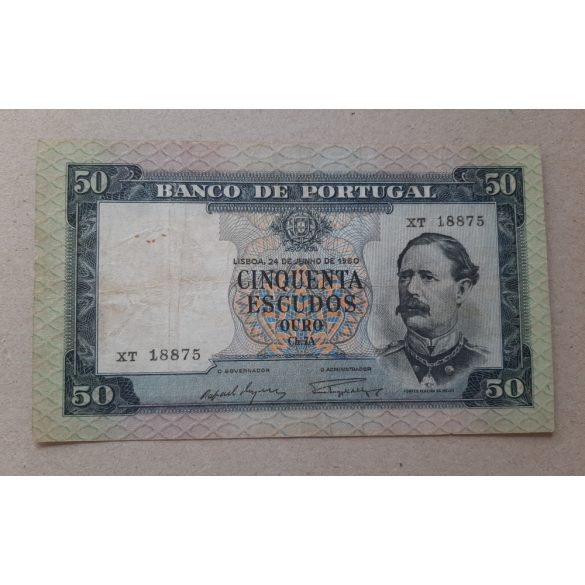 Portugal 50 Escudos 1960 F+