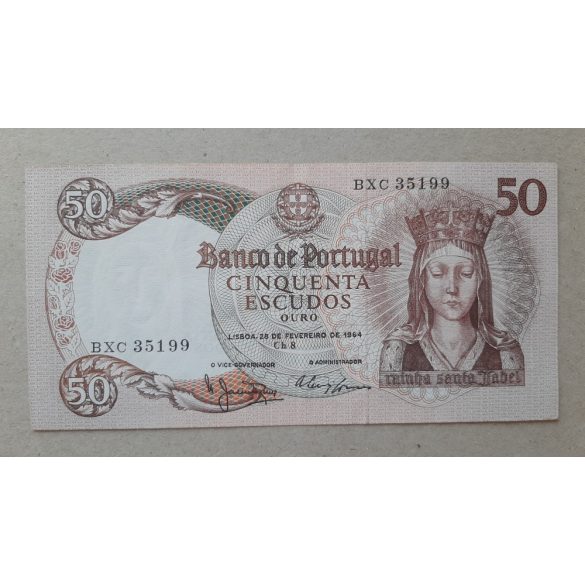 Portugal 50 Escudos 1964 XF+