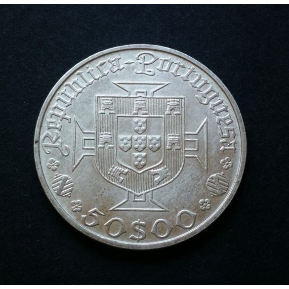 Portugal 50 Escudos 1969 18 g silver