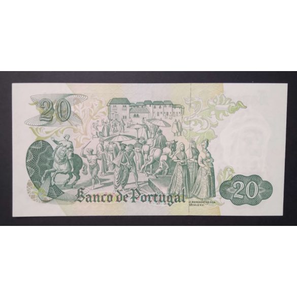 Portugal 20 Escudos 1971 Unc 