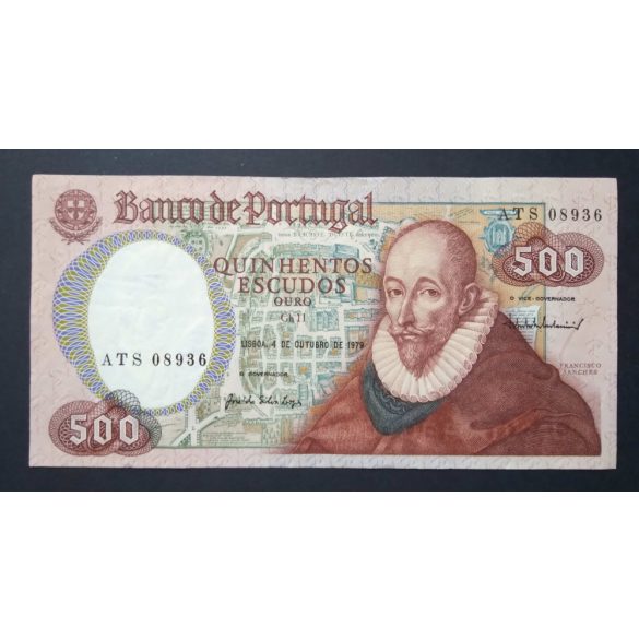 Portugal 500 Escudos 1979 VF