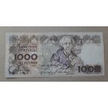 Portugália 1000 Escudos 1989 XF+
