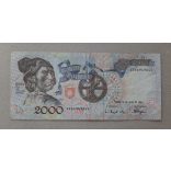 Portugal 2000 Escudos 1992 F