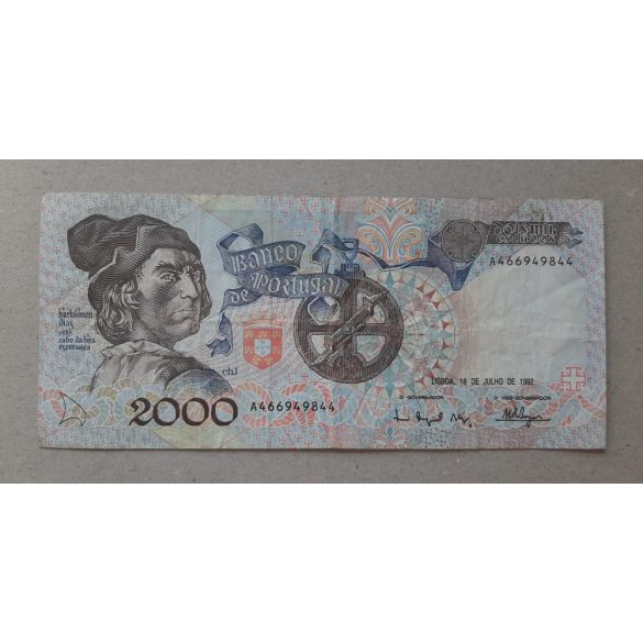 Portugal 2000 Escudos 1992 F