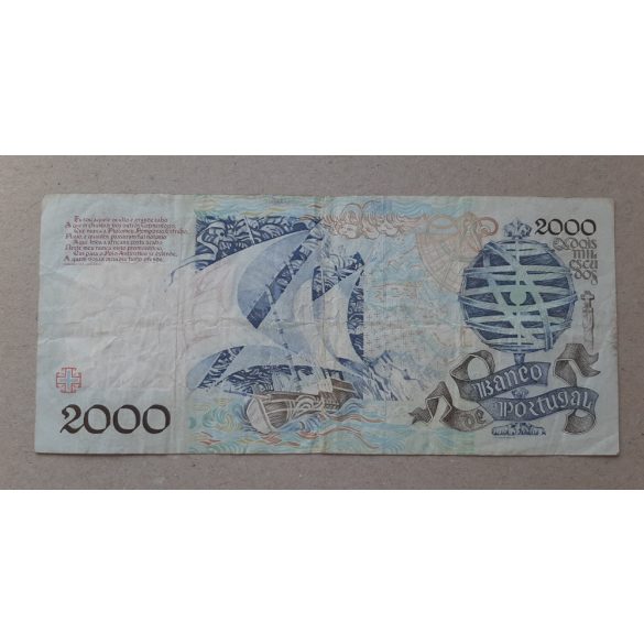 Portugal 2000 Escudos 1992 F
