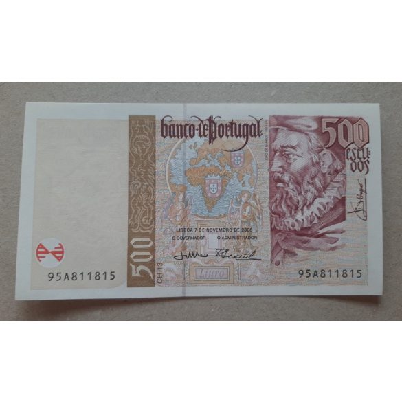 Portugália 500 Escudos 2000 UNC