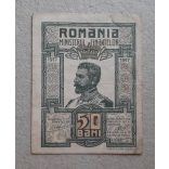 Románia 50 Bani 1917 F+