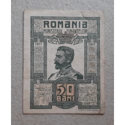 Romania 50 Bani 1917 F+