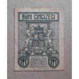 Románia 50 Bani 1917 F+