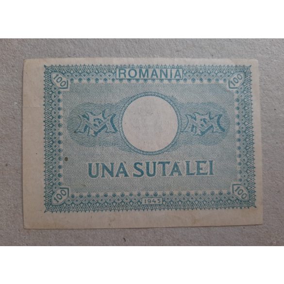 Románia 100 Lei 1945 XF+